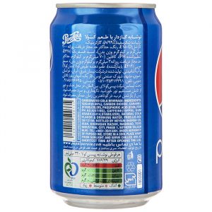 نوشابه گاز دار با طعم کولا پپسی - 330 میلی لیتر